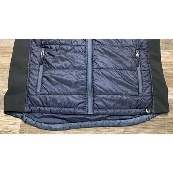 Legendary Anglers Mens XL Topwater Navy Blue Quilted Puffer Vest Zipper Pockets - Picture 6 of 13